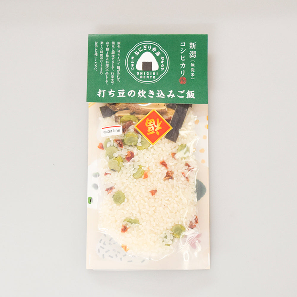 【2個セット】107g×2個 関川産業 打ち豆の炊き込みご飯 無洗米 0055