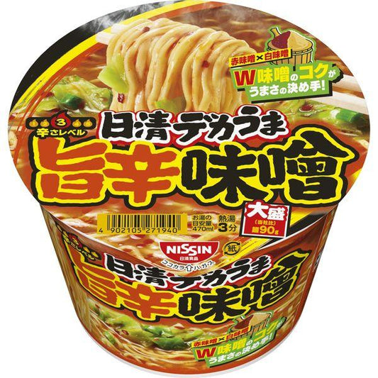 106g×1個 日清食品 日清デカうま 旨辛味噌 0095